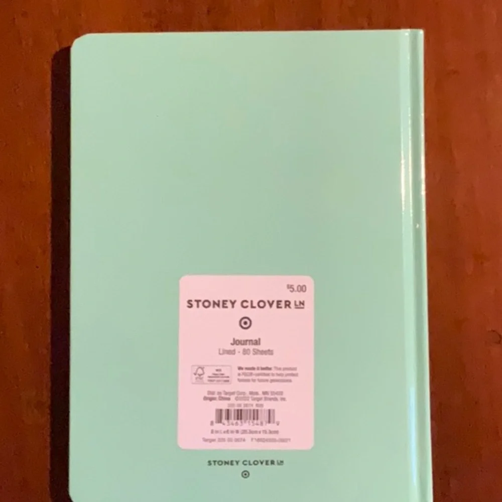 NWT Stoney Clover Lane x Target smiley face logo notebook
